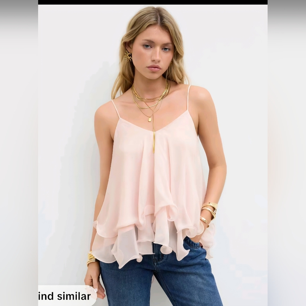Cider Soft Pink Layered Camisole